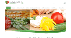 Desktop Screenshot of healthylivingwithlisa.com