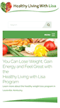 Mobile Screenshot of healthylivingwithlisa.com